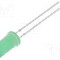Dioda LED 5mm, verde, plat, 2.8...3.6V, OPTOSUPPLY - OSG5DA5TK4A