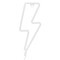 Lumină neon LED decorativă &bdquo;Lightning&rdquo; cu USB 11,5x28cm