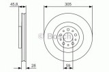 Disc frana OPEL COMBO Combi (X12) (2012 - 2016) BOSCH 0 986 479 736