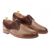 Cumpara ieftin Oferta Marimea 43 Pantofi barbati casual din piele naturala Bej - Maro SIR GKR
