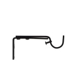 Cumpara ieftin Set Consolă Galerie Simplă Deschisă Ext Fi20/11-15 Cm &ndash; Negru Mat Compoziție Fier Forjat