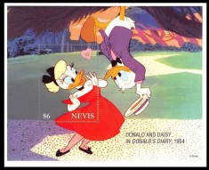 NEVIS 1995 DESENE ANIMATE DISNEY DONALD DAISY foto