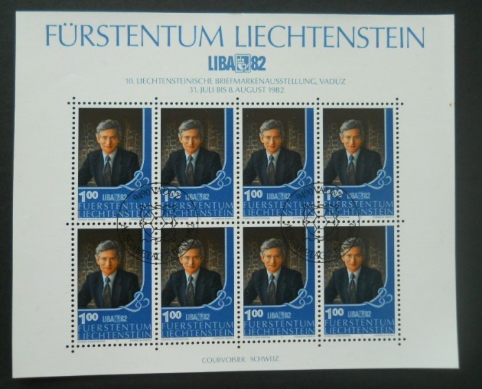 CN 1982 BLOC LIECHTENSTEIN