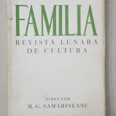 FAMILIA - REVISTA LUNARA DE CULTURA , SERIA III , ANUL II , NO. 4 , IULIE - AUGUST 1935