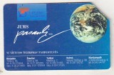 bnk card Cartele telefonice - Lithuania - URMET - L.Telekomas Connects The World - Col:LT-LTV-M021