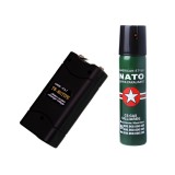 Cumpara ieftin Set doua articole autoaparare IdeallStore&reg;, electrosoc 800T si spray 60 ml, husa inclusa