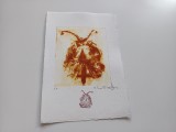 Cumpara ieftin HARRY GUTTMAN, CROMOLITOGRAFIE ORIGINALA SERIA &quot;MASTI&rdquo; SEMNATA STAMPILATA/ EXEMPLAR DE AUTOR