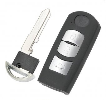 Carcasa cheie Topautochei&reg; pentru Mazda 3 5 6 CX-5 CX-7 CX-9 3 butoane lamela TIP 1