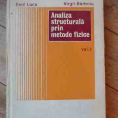 Analiza Structurala Prin Metode Fizice - Emil Luca Mihai Chiriac Mitachistrat Virgil Barboi,536931