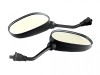 Oglinzi Moto Negre M10 Revo, Filet Stanga+Dreapta, Carcasa Plastic, Universal