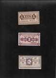 Rar! Set Notgeld 1 + 2 + 5 pf Merseburg, Europa