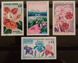 BC525, Franta, lot 4 serii flori, turism