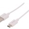Cablu USB 2.0 A la C 1m alb 480Mbps