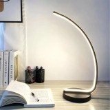 Veioza LED Nemesis, 10W, Lumina Rece/Calda/Neutra, Metal si Acril, Negru ModernLight Concept