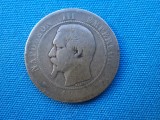 10 CENTIMES 1854 /D FRANTA -NAPOLEON III, Europa