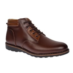 Oferta marimea 42 Ghete barbati din piele naturala cu siret si fermoar (imblanite) Corsa Maro LGKR3XM