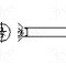 Surub M4, otel rezistent la acizi A4, 6mm, cap ingropat, BOSSARD, 1544284