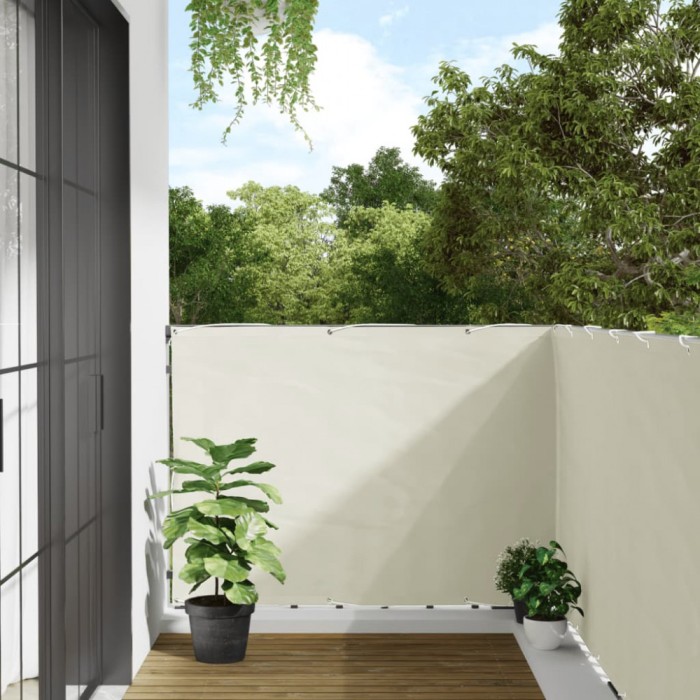 Gossi paravan de balcon, alb, 800x120 cm, pvc