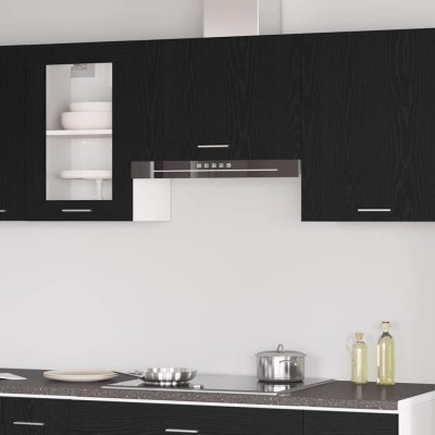 vidaXL Dulap suspendat Stejar negru 60 x 31 x 60 cm Lemn compozit foto