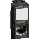 Priza RJ45 FTP CAT6E 1M Living Now Bticino negru KG4279C6F