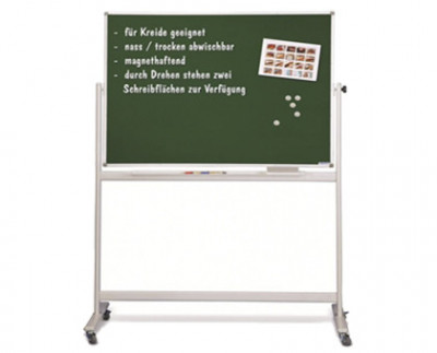 TABLA SCOLARA PENTRU CRETA PE STAND MOBIL MAGNETOPLAN, 200X100 cm foto