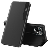 Husa Xiaomi Mi 11 Lite Eco Leather View flip tip carte, negru