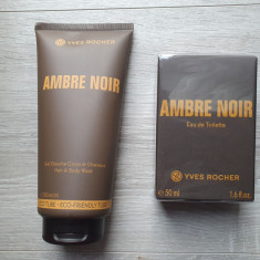 Set AMBRE NOIR Yves Rocher: Apa toaleta 50 ml + Gel dus 200 ml