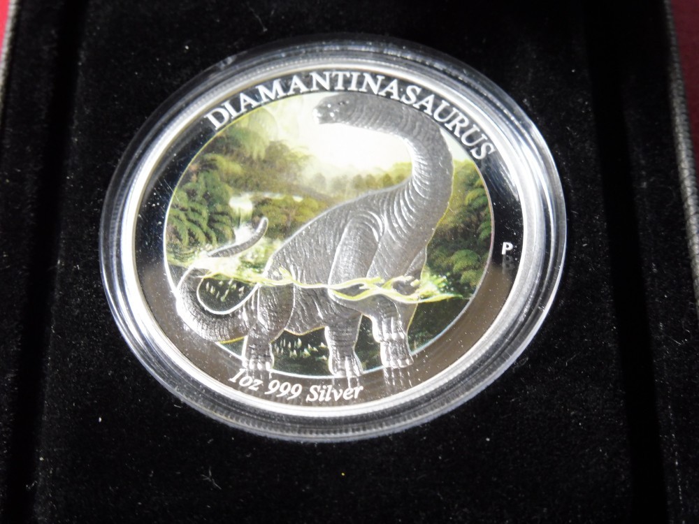 AUSTRALIA 2015 - Age Of Dinosaurs - Diamantinasaurus - 1 Dollar Silver ...
