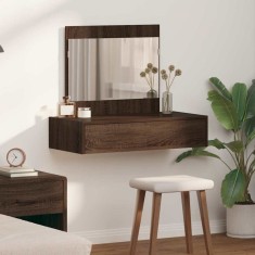 vidaXL Masă de Machiaj cu sertar Maro 83 x 40 x 70 cm Lemn compozit 865205
