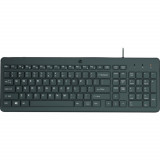 Tastatura cu fir HP 150, Cablu 1 m, USB, Negru
