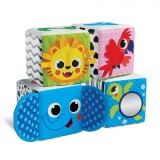 Cuburi Moi Copii 4 Bucati Animale Zoo Kids Hits Senzoriale Puzzle Educativ