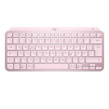 Tastatura Wireless LOGITECH MX Keys Mini Minimalist, Illuminata (Roz)