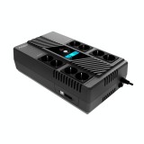UPS Njoy &quot;Token 800&quot;, Line int., brick, AVR, Schuko x 8, display LCD, back-up 1 - 10 min. &quot;UPCSBLS680TTOAZ01B&quot; (timbru verde 11 lei)