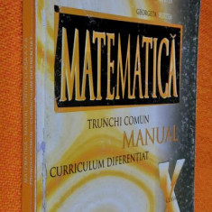 Matematica clasa 10 Trunchi comun + curriculum diferentiat - Burtea