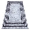 MIRO 51325.805 covor lavabil Geometric, linii anti-alunecare - gri, 200x290 cm