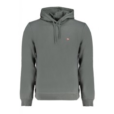 Hanorac bărbați, cu mini logo brodat, Regular fit, verde &icirc;nchis, XL