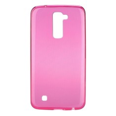 Husa LG K10 - Ultra Slim (Roz Transparent)
