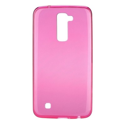 Husa LG K10 - Ultra Slim (Roz Transparent) foto
