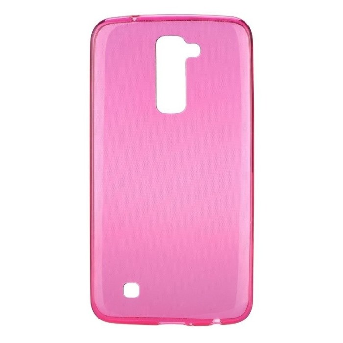 Husa LG K10 - Ultra Slim (Roz Transparent)