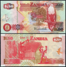 = ZAMBIA - 50 KWACHA - 2009 - UNC = foto