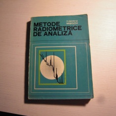 Carte: Metode radiometrice de analiza - Tiberiu Nascutiu, 1971