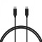 Cablu USB Type C la USB Type C 3A Choetech CC0002 1m negru