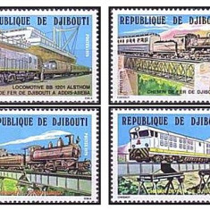 Djibouti 1979 - Cai ferate, tren, serie neuzata