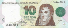 ARGENTINA ? bancnota ? 10 Pesos ? 1994 ? P-342b ? SERIE B ? UNC ? necirculata foto