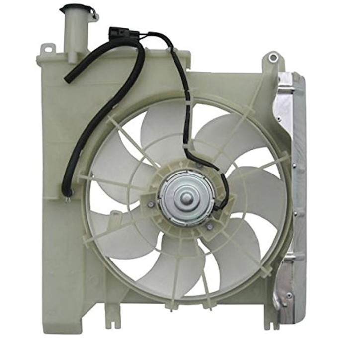 GMV radiator electroventilator Citroen C1 (Cm/Cn), 06.2005-2014, Peugeot 107 (P), 06.2005-2014 Model P107, Toyota Aygo (Ab1), 07.2005-2014 Motorizari