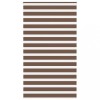 Jaluzea tip zebra maro lățime țesătură 130,9 cm poliester
