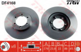 Disc frana SSANGYONG KORANDO (KJ) (1996 - 2006) TRW DF4168