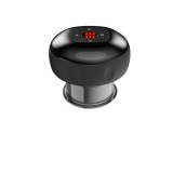 Aparat electric tip ventuza pentru masaj prin razuire, ZEQAS, afisaj LCD, reincarcabil prin USB, 12 niveluri de incalzire cu lumina rosie, 12 niveluri
