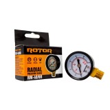 Manometru radial pentru apa 0-6 bar, 40 mm, conexiune 1/4, Rotor