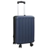 Valiză pliabilă Hard Shell 20&#039;&#039; Albastru &icirc;nchis 34x23x55.5 cm ABS